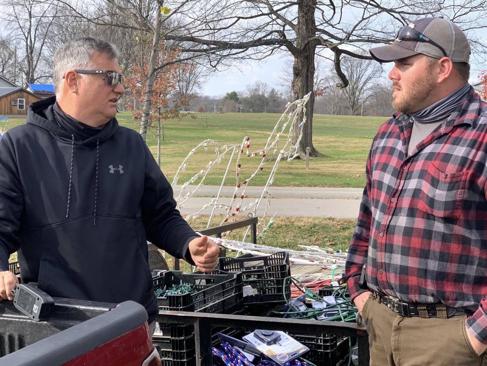 Holiday work at the park